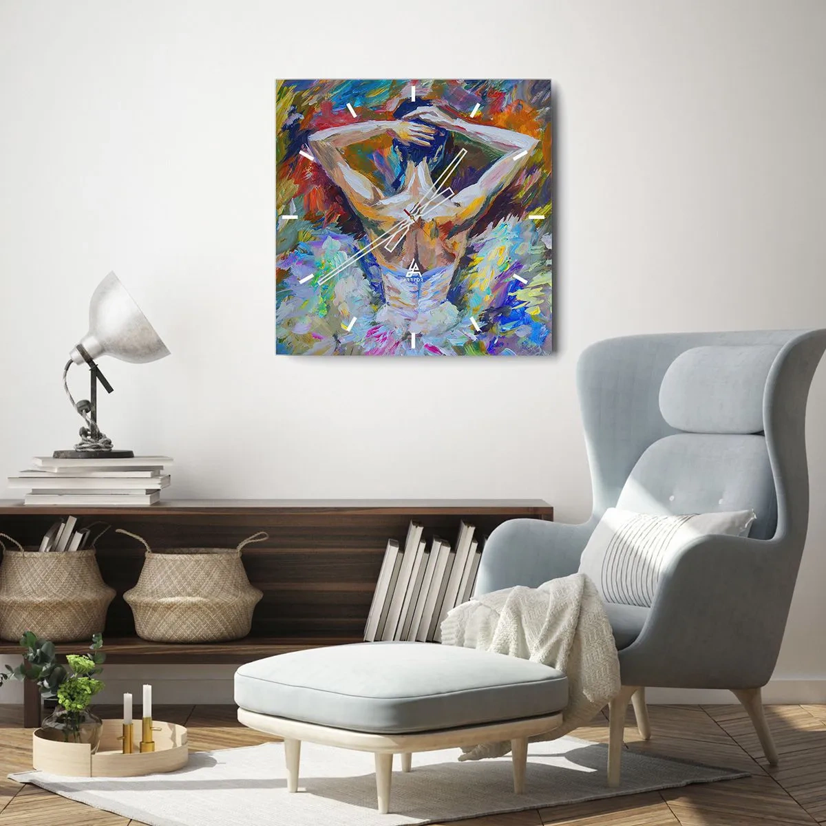 Wandklok - Klok - Het kan van alles zijn - 40x40 cm