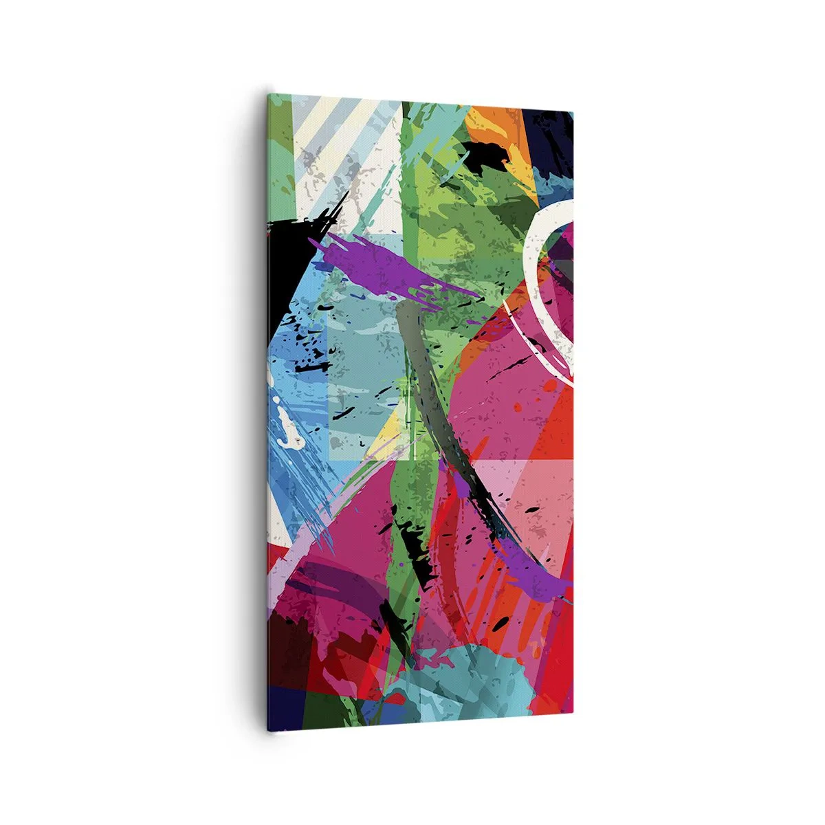 Schilderen op canvas - Snel, levendig en opzwepend - 65x120 cm