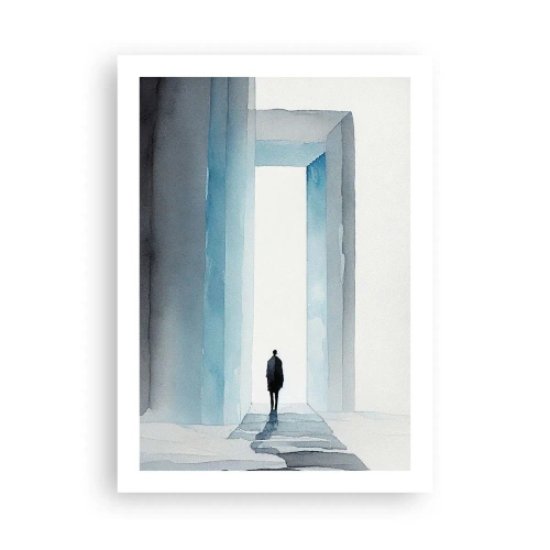 Poster - Leef zonder grenzen - 50x70 cm