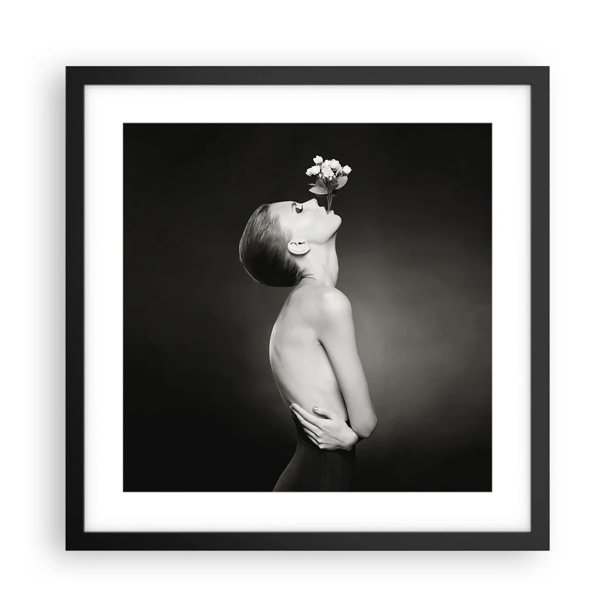 Poster in een zwarte lijst - Excentrieke elegantie - 40x40 cm