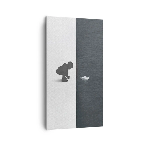 Schilderen op canvas - Geweldige expeditie - 45x80 cm