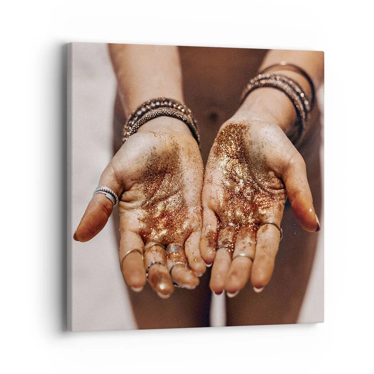 Schilderen op canvas - Een cadeau voor jou - 40x40 cm