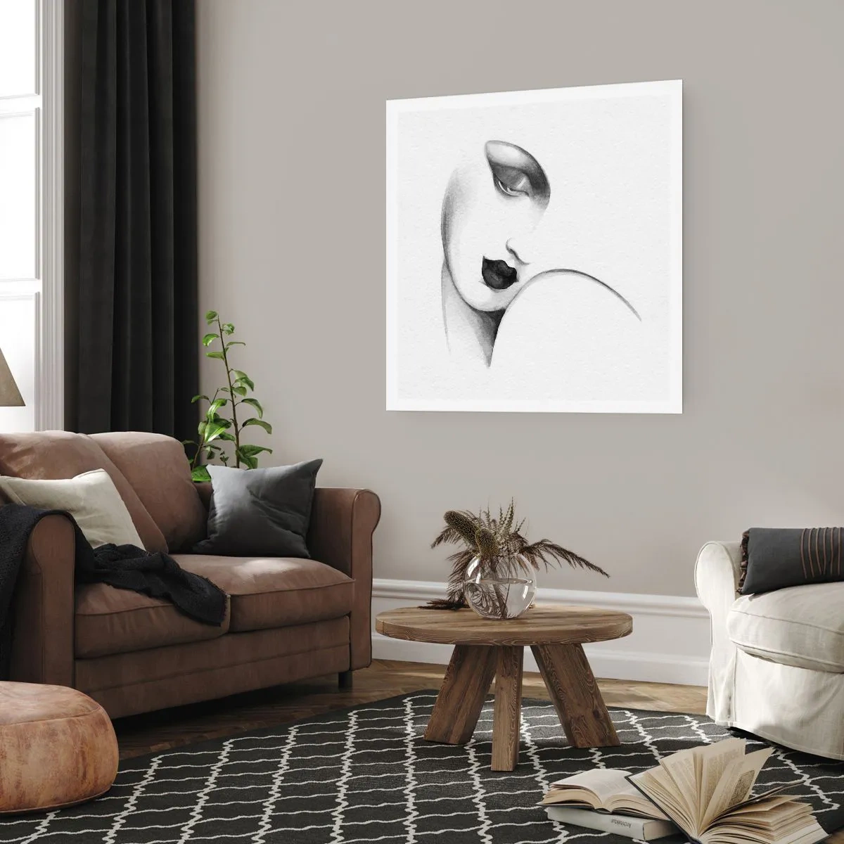 Poster - In de stijl van Łempicka - 60x60 cm