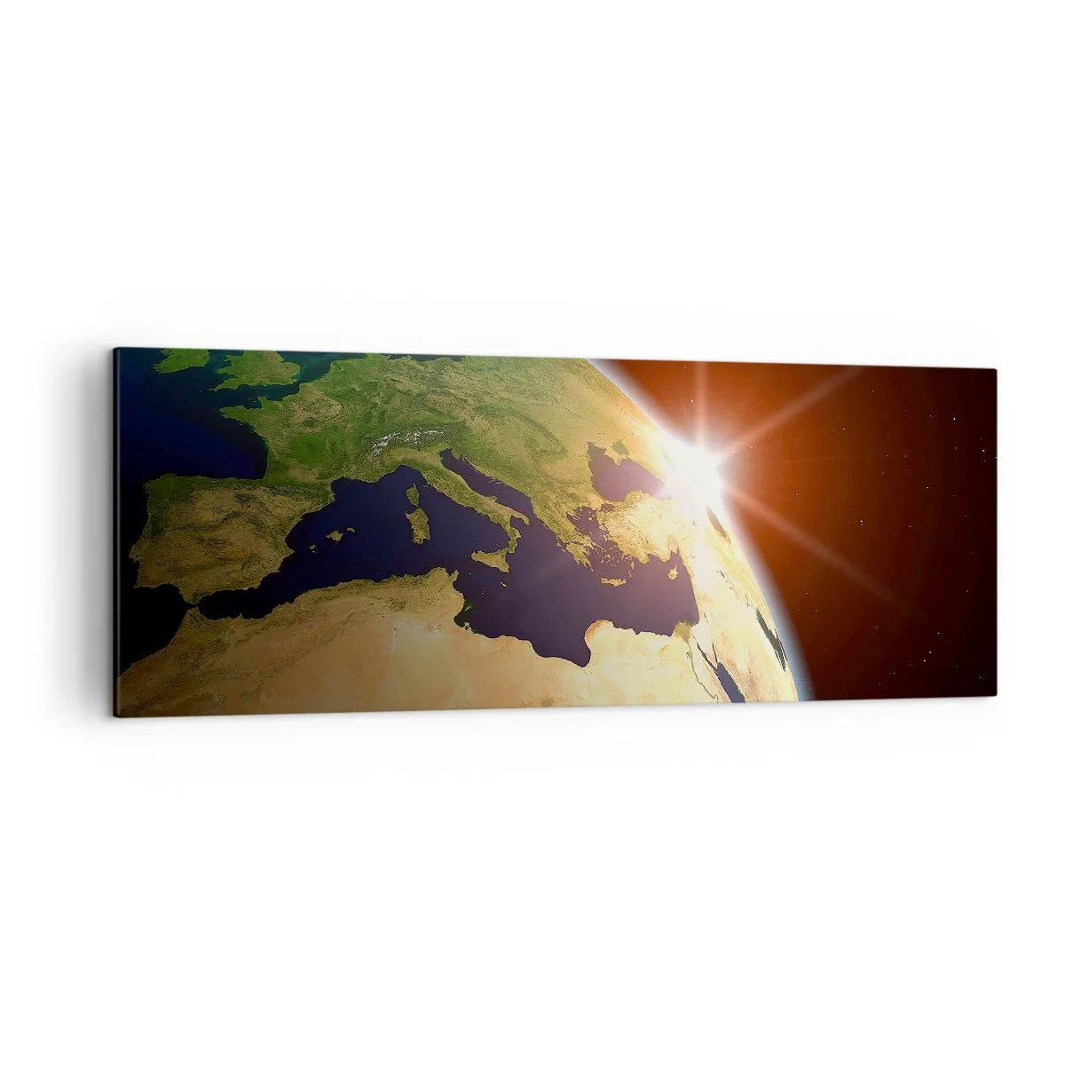Schilderen op canvas - Zonsopgang - 140x50 cm