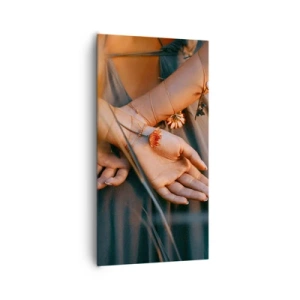 Schilderen op canvas - Verbonden met de natuur - 65x120 cm