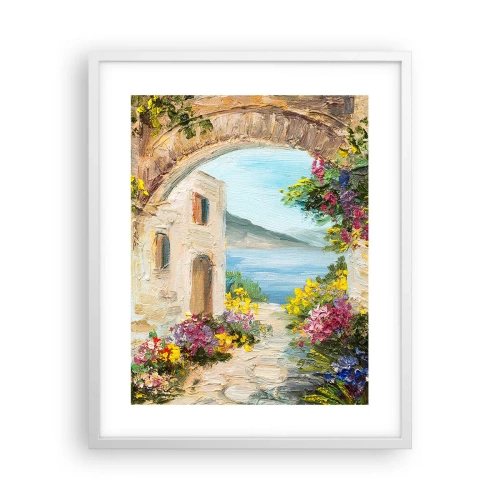 Poster in een witte lijst - De charme van een kustprovincie - 40x50 cm