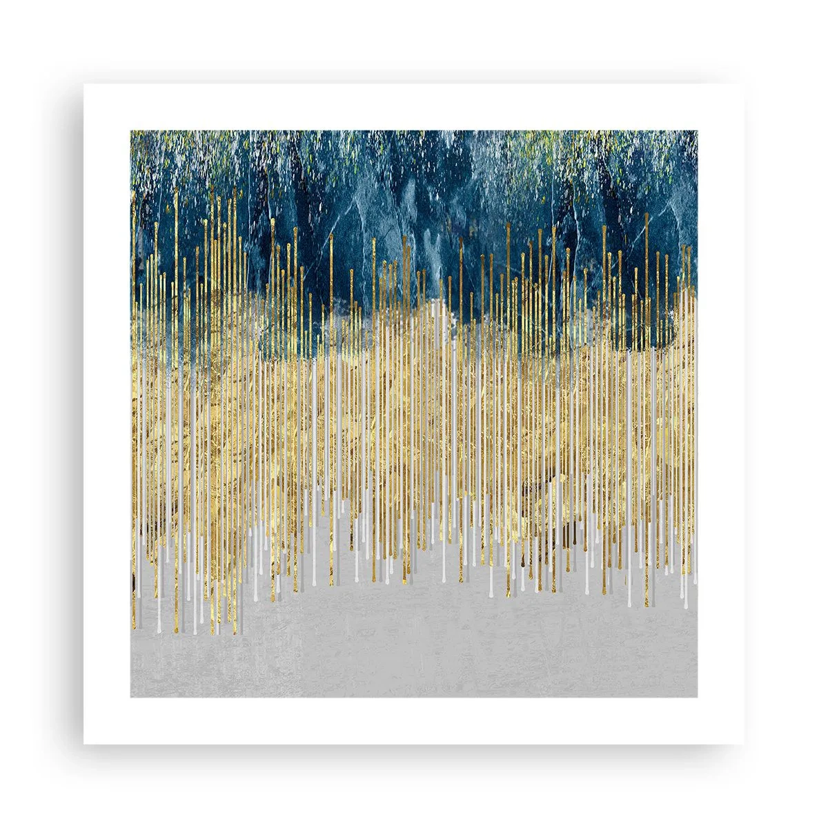 Poster - Vergulde grens - 50x50 cm