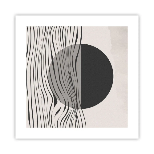 Poster - Halve compositie - 40x40 cm