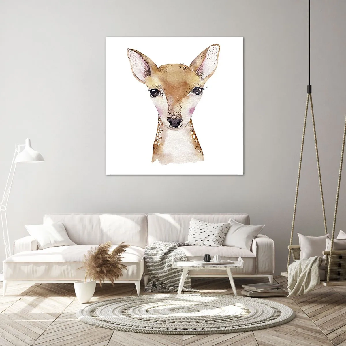 Schilderen op canvas - De aard van onschuld - 30x30 cm