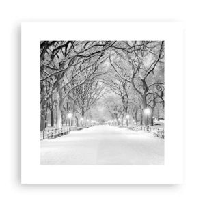Poster - Vier seizoenen - winter - 30x30 cm