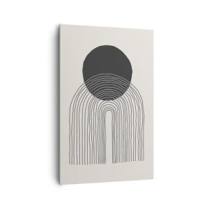 Schilderen op canvas - Bibberen en vertrouwen - 80x120 cm