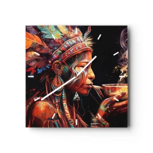 Wandklok - Klok - Magisch ritueel - 40x40 cm