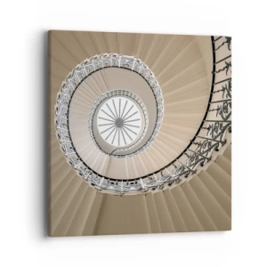 Schilderen op canvas - Binnenin de schaal - 40x40 cm