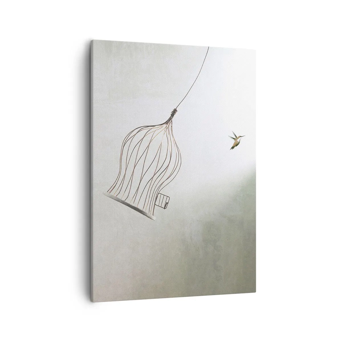 Schilderen op canvas - In je element - 50x70 cm