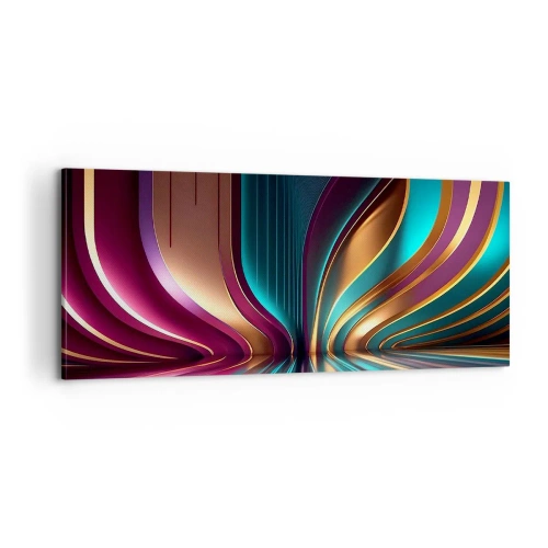 Schilderen op canvas - Architectuur van licht - 100x40 cm