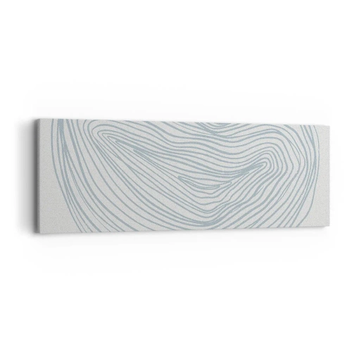 Schilderen op canvas - De glimlach van één druppel - 90x30 cm