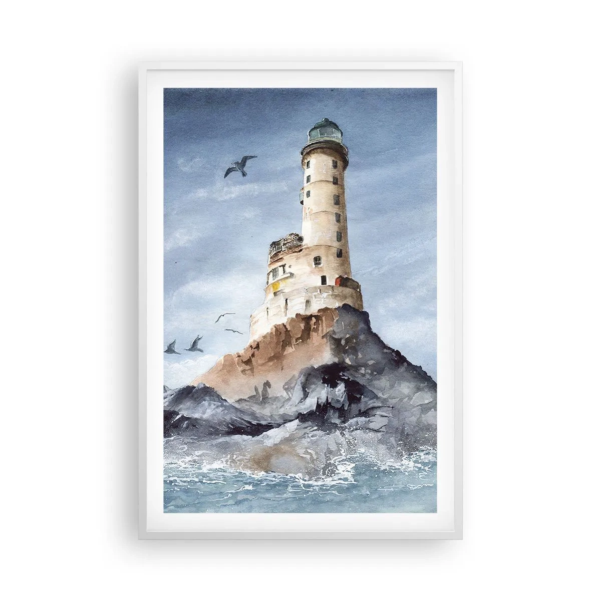 Poster in een witte lijst - Onoverwinnelijk - 61x91 cm