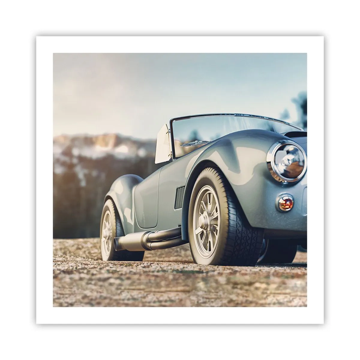 Poster - Omdat stijl ertoe doet - 60x60 cm
