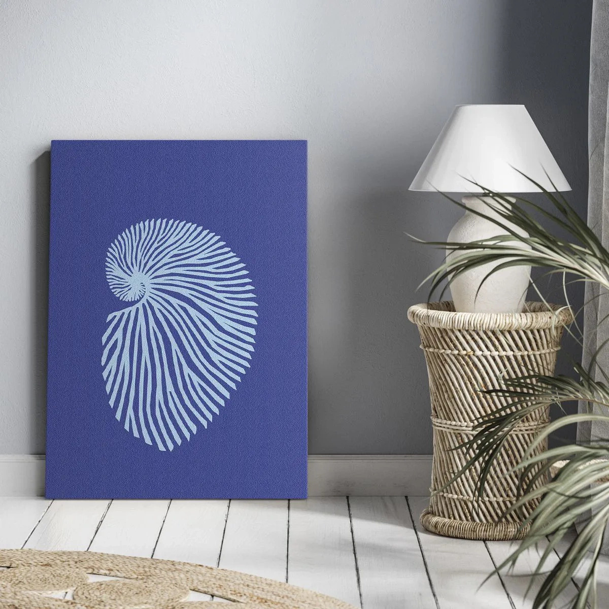 Schilderen op canvas - De geboorte van de schelp - 55x100 cm