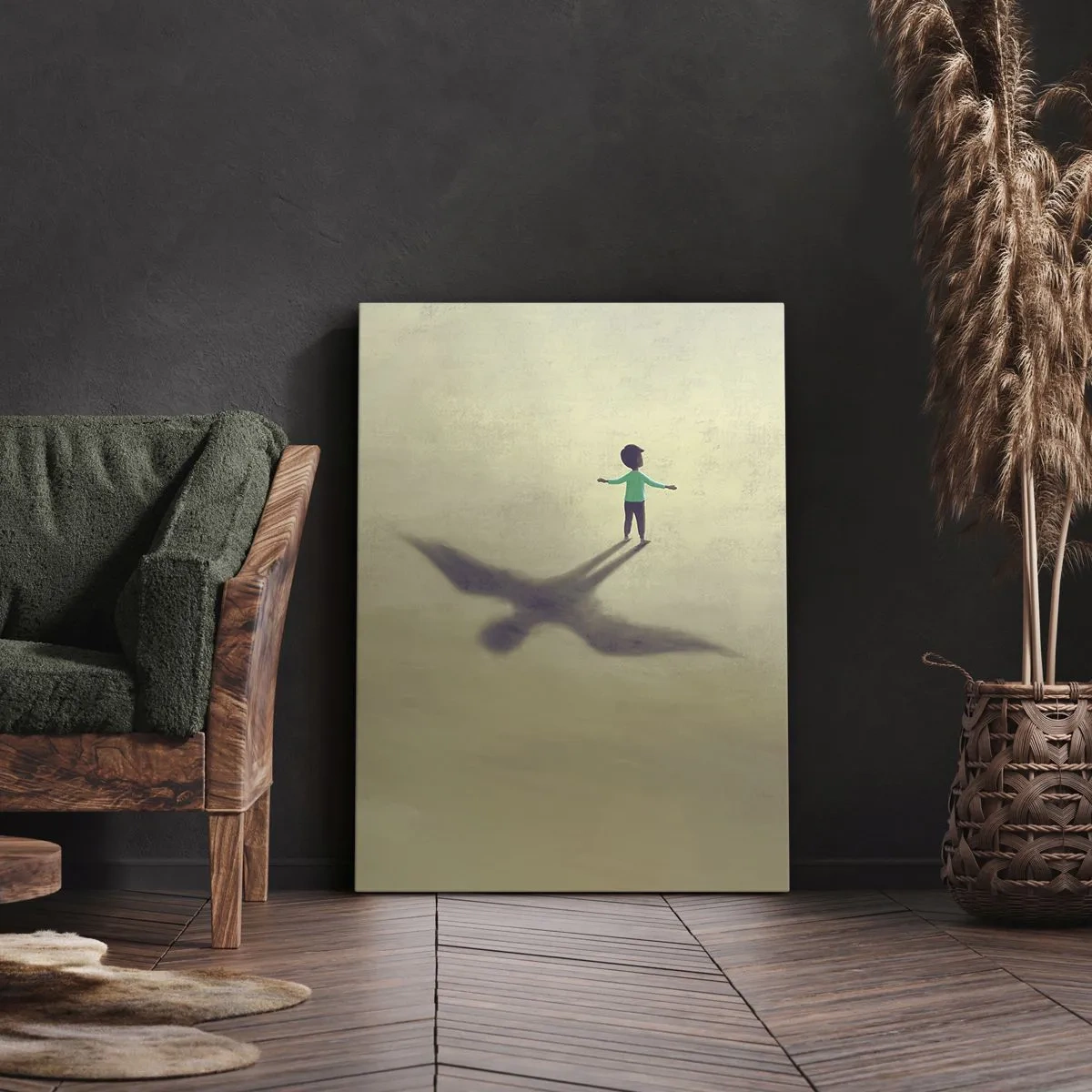Schilderen op canvas - De held van de toekomst - 50x70 cm