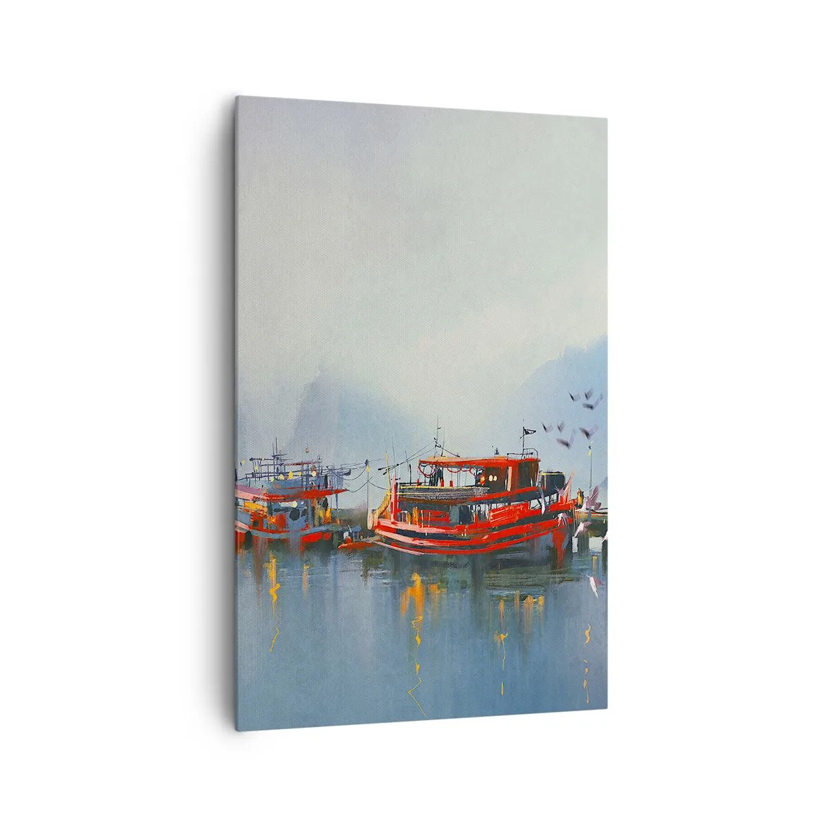 Schilderen op canvas - Aan het einde van de wereld - 80x120 cm