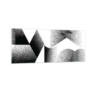 Schilderen op glas - Hoeken en ovalen - 100x40 cm