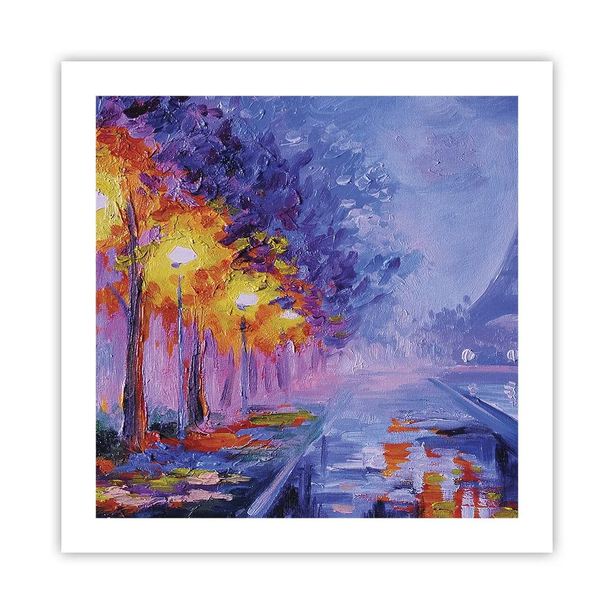 Poster - Een droomwandeling - 50x50 cm