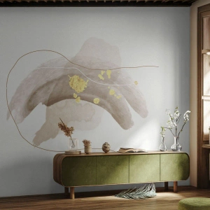 Fotobehang Standard Eco - Ontmoet in de ruimte - Abstractie, Deel, Modern patroon - 400x280 cm