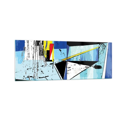 Schilderen op glas - Bekijk de wereld vanuit een bepaalde hoek... - 140x50 cm