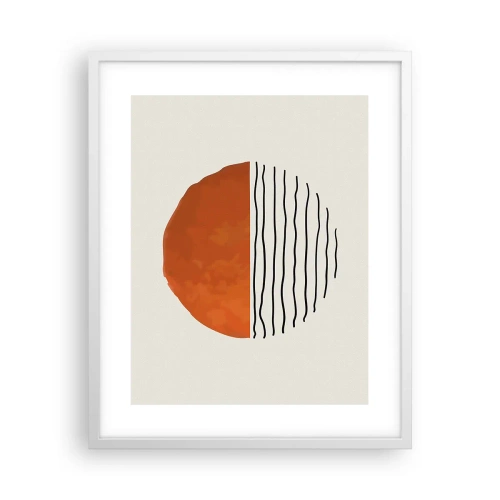 Poster in een witte lijst - In het Japanse klimaat - 40x50 cm