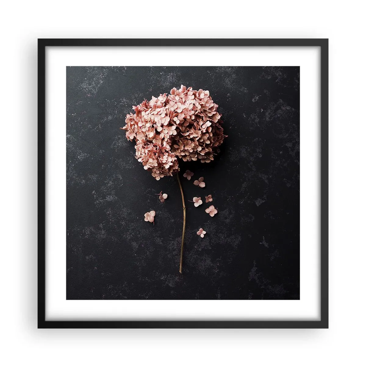 Poster in een zwarte lijst - Een echt romantisch teken - 50x50 cm