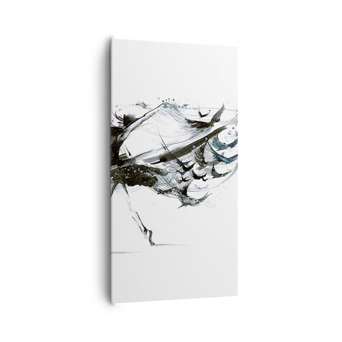 Schilderen op canvas - De magie van muziek bevrijdt je van betovering - 65x120 cm