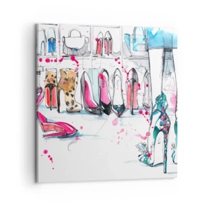 Schilderen op canvas - Sesam, doe open - 50x50 cm