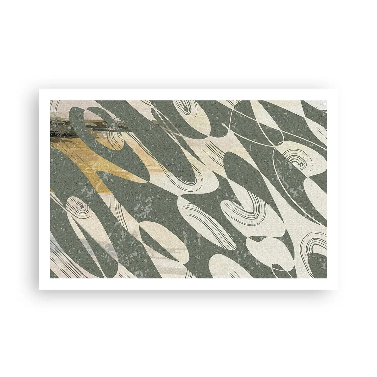 Poster - Ritmische abstractie - 91x61 cm