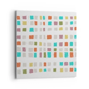 Schilderen op canvas - Onbekend spel - 70x70 cm