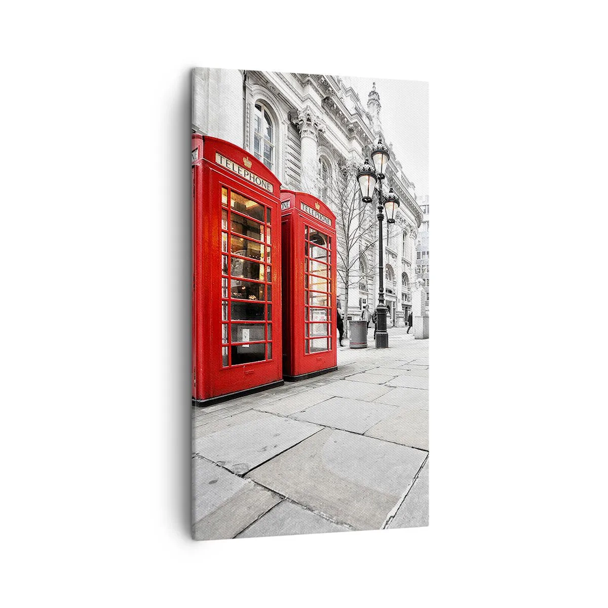 Schilderen op canvas - Welkom in Londen - 45x80 cm