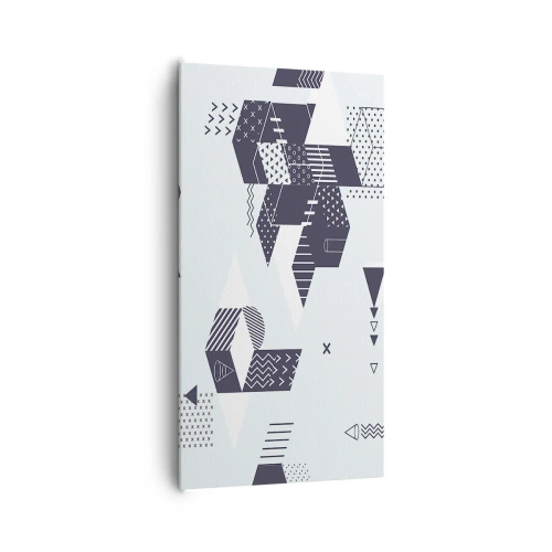 Schilderen op canvas - In de ziel van een wiskundige - 65x120 cm