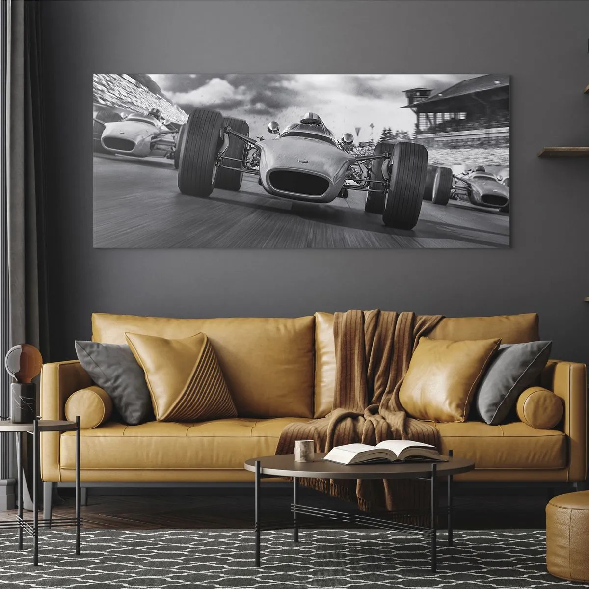 Schilderen op glas - Er is kracht! - 90x30 cm