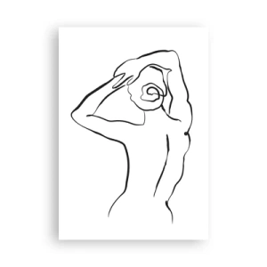 Poster - Naakt in de ochtend - 70x100 cm