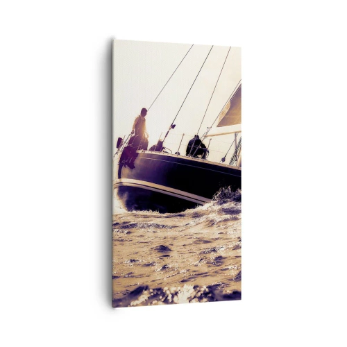 Schilderen op canvas - Zeil, matroos - 65x120 cm