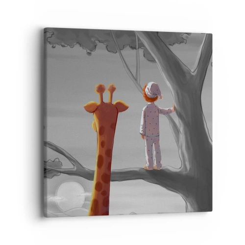 Schilderen op canvas - Dit gebeurt echt - 40x40 cm