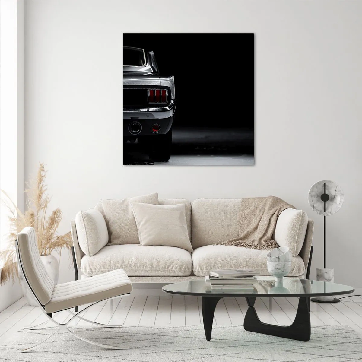 Schilderen op glas - De charme van de klassieker - 40x40 cm