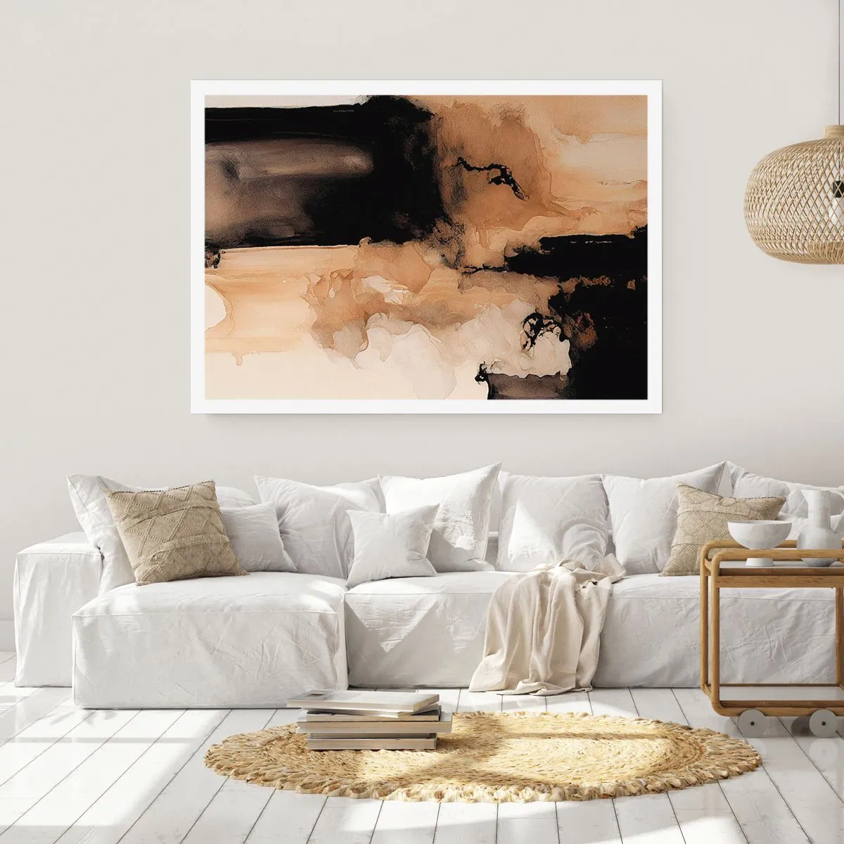 Poster - Intrigerende abstractie - 91x61 cm