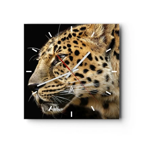 Wandklok - Klok - Rustig, gefocust, klaar - 30x30 cm