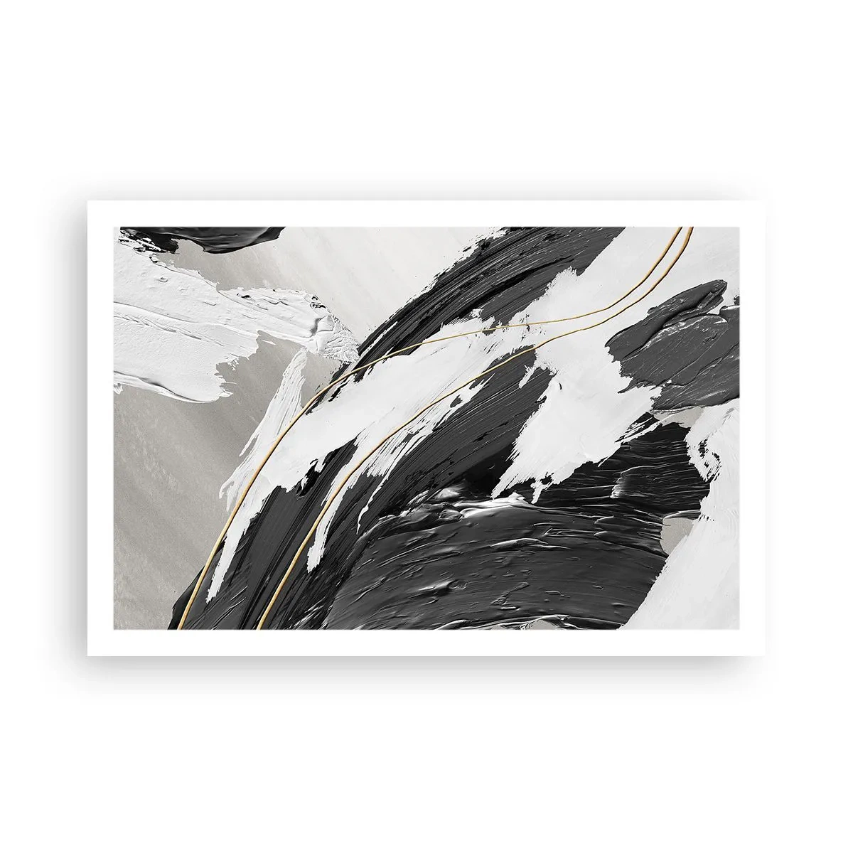 Poster - Abstractie op grote schaal - 91x61 cm