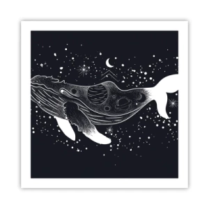 Poster - In de oceaan van het universum - 60x60 cm