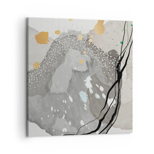Schilderen op canvas - Organische compositie - 50x50 cm