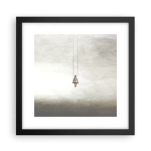 Poster in een zwarte lijst - Een kind in ons - 30x30 cm