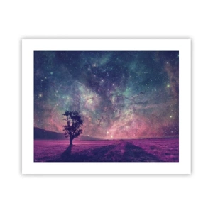 Poster - Onder de magische hemel - 50x40 cm