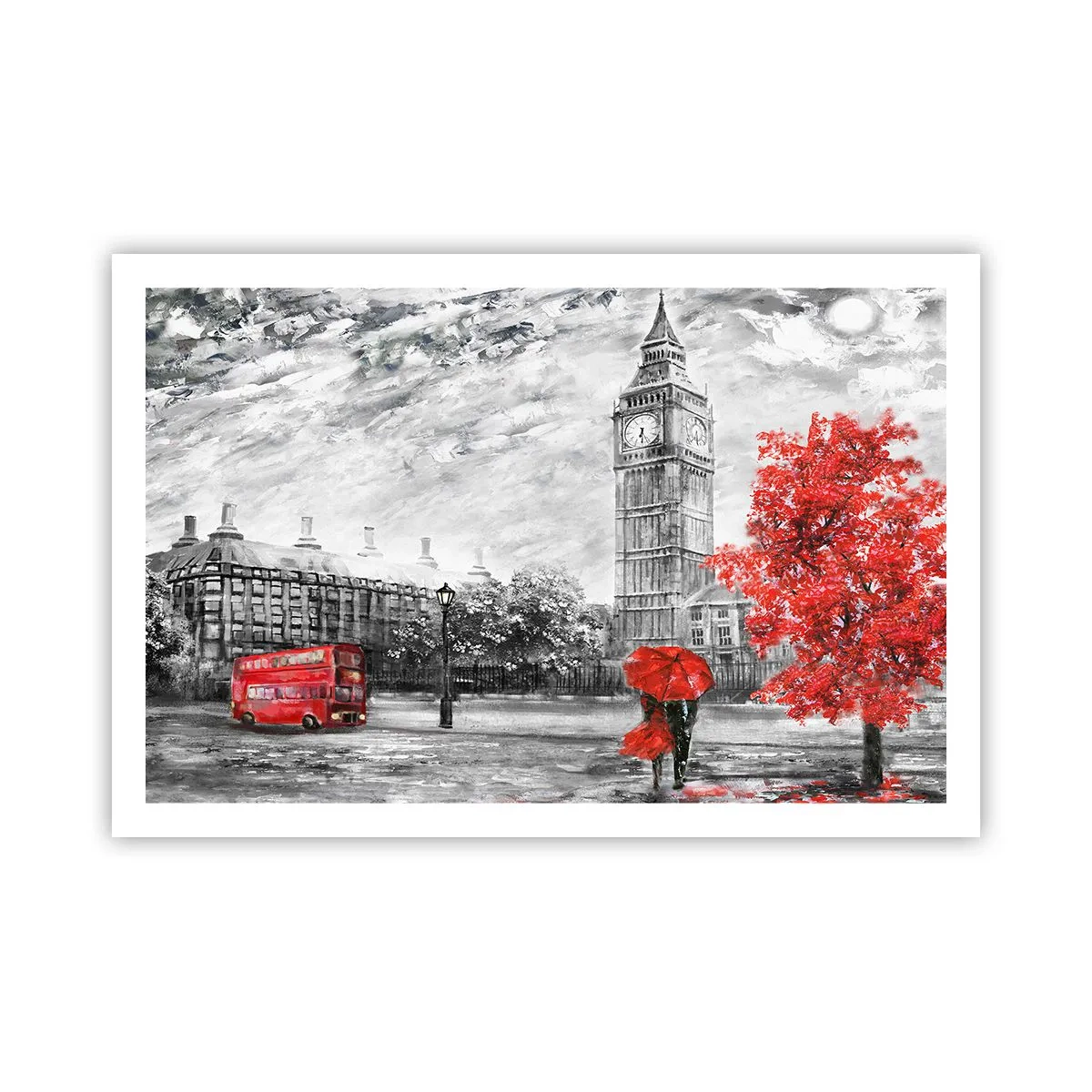 Poster - Een spannende dag - 91x61 cm